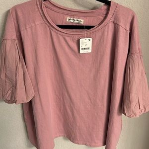 NWT Free People size M blossom tee